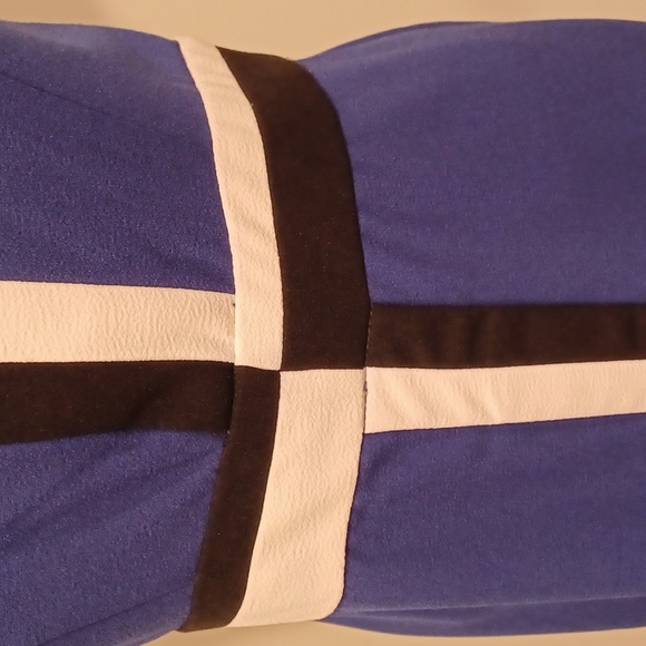 ABS Silver Label Colour Block Fitted Sheath Office Dress- Sz. 6 - Picture 5 of 10